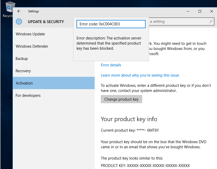Windows 10 pro serial key